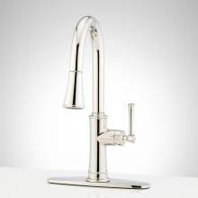 Beasley 1.75 GPM Single Hole Pull Down Kitchen Faucet