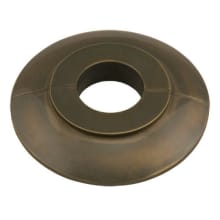 Smooth Radiator Flange - Antique Brass - Fits 3/4" IPS Pipe