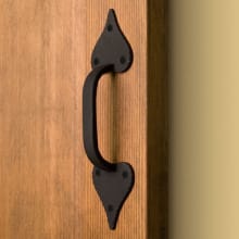 Heart 10-5/8" Cast Iron Double-Ended Door Pull