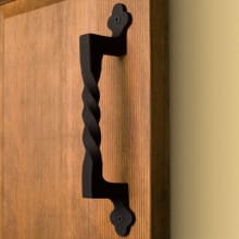 Heron 13" Iron Square Twisted Door Pull