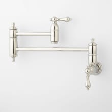 Augusta 1.8 GPM Double Handle Wall Mounted Pot Filler