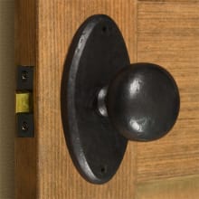 Marwick Solid Bronze Passage Knob Set with 2-3/8" Backset