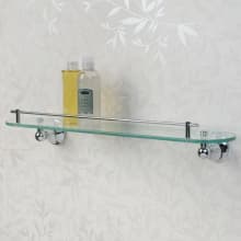 Ballard 24" Tempered Glass Bathroom Shelf