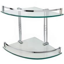 Engel 11-1/8" Glass Bathroom Shelf