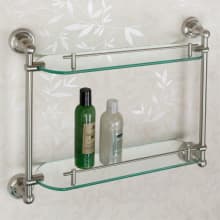 Farber 19-1/4" Glass Bathroom Shelf