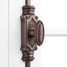Beaded Solid Brass Cremone Bolt for 9' Doors