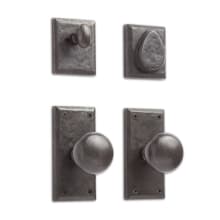 Marwick Single Cylinder Keyed Entry Door Knob and Deadbolt Combination Set with 2-3/8" Backset