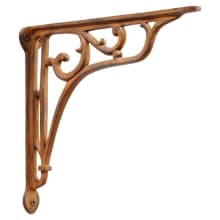 Whorl 9-1/2" Cast Iron Shelf Bracket