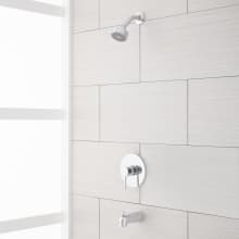 Rotunda Pressure Balanced Tub and Shower Trim Package with Single Function Shower Head - Rough In Included