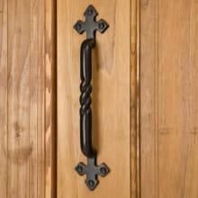 Gothic 10" Cast Iron Twisted Door Pull