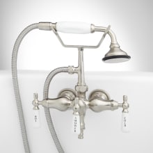 Woodrow Tub Wall Mounted Tub Filler Faucet - Includes Hand Shower, Valve Included