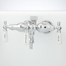 Tub-Wall Mounted Clawfoot Tub Filler Faucet - Valve Included