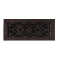 Bronze Floor Register - 4" x 10"