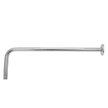 20" Wall Mounted Extended Shower Arm and Flange