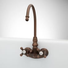Tub Wall Mounted Tub Filler Faucet - Valve Included