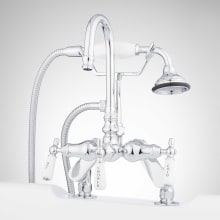 Deck Mounted Tub Filler Faucet - Includes Hand Shower, Valve Included