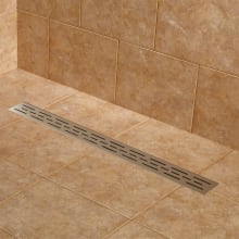 Effendi 32" Linear Shower Drain with Flange