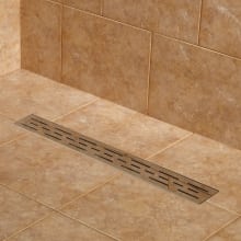 Effendi 24" Linear Shower Drain with Flange