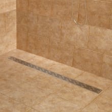 Effendi 48" Linear Shower Drain - Less Flange
