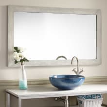 Wulan 47-1/4" W x 27-5/8" H Teak Framed Mirror