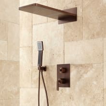 Calhoun Shower System with Rainfall Shower Head and Hand Shower - Rough In Included