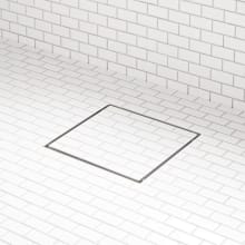 Cohen 8" Square Tile-In Shower Drain - Less Flange