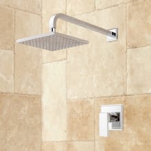 Ryle Pressure Balanced Shower System with Shower Head, Shower Arm, and Valve Trim - Rough In Included