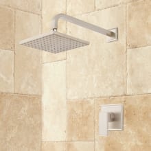Ryle Pressure Balanced Shower System with Shower Head, Shower Arm, and Valve Trim - Rough In Included