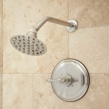 Cambridge Pressure Balanced Shower Only Trim Package with 5-1/4" Rain Shower Head and 10" Shower Arm - Rough In Included