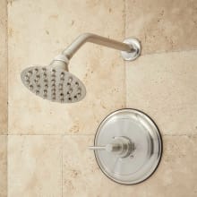 Cambridge Pressure Balanced Shower Only Trim Package with 5-1/4" Rain Shower Head and 12" Shower Arm - Rough In Included