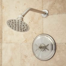 Cambridge Pressure Balanced Shower Only Trim Package with 5-1/4" Rain Shower Head and 6" Shower Arm - Rough In Included