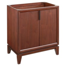 Talyn 30" Freestanding Mahogany Single Basin Vanity Cabinet - Cabinet Only - Less Vanity Top