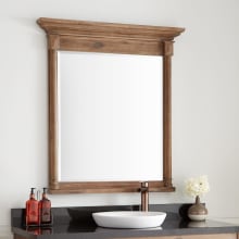 Neeson 36-3/8" W x 40" H Traditional Rectangular Framed Bathroom Wall Mirror