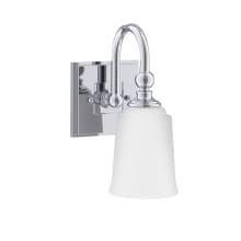 Antonia Single Light 5" Wide Bathroom Sconce with Frosted Glass Shade
