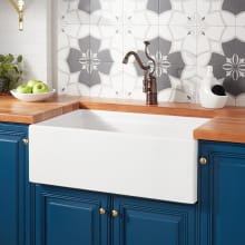 Brumfield 30" Farmhouse Single Basin Fireclay Kitchen Sink