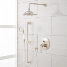 Cooper Pressure Balanced Shower System with Shower Head, Hand Shower, Slide Bar, Shower Arm, Hose, and Valve Trim