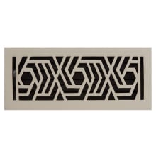 Hendrox Brass Floor Register - 4" x 10"