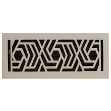 Hendrox Brass Floor Register - 4" x 14"