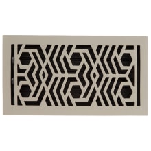 Hendrox Brass Floor Register - 6" x 10"
