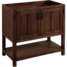 Morris 36" Single Free Standing Vanity Cabinet Only – Less Vanity Top