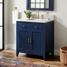 Thorton 30" Mahogany Wood Single Vanity Cabinet - Choose Your Vanity Top and Sink Configuration
