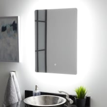 Fleming 20" W x 28" H Rectangular LED Lighted Frameless Bathroom Mirror