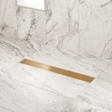 Carmen 40" Linear Shower Drain with Flange