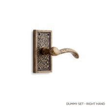 Traeger Right Hand Solid Brass Single Dummy Door Lever