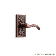 Traeger Right Hand Solid Bronze Single Dummy Door Lever