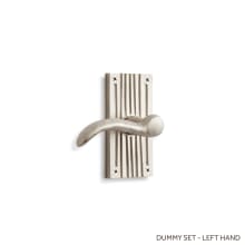 Shima Left Hand Solid Brass Single Dummy Door Lever
