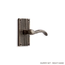 Shima Right Hand Solid Bronze Single Dummy Door Lever