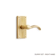 Shima Right Hand Solid Brass Single Dummy Door Lever