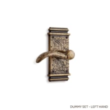 Griggs Left Hand Solid Brass Single Dummy Door Lever