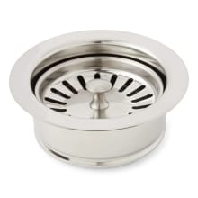 3-1/2" Garbage Disposal Flange with Basket Strainer - Fits Sinks Up to 5/8" Thick